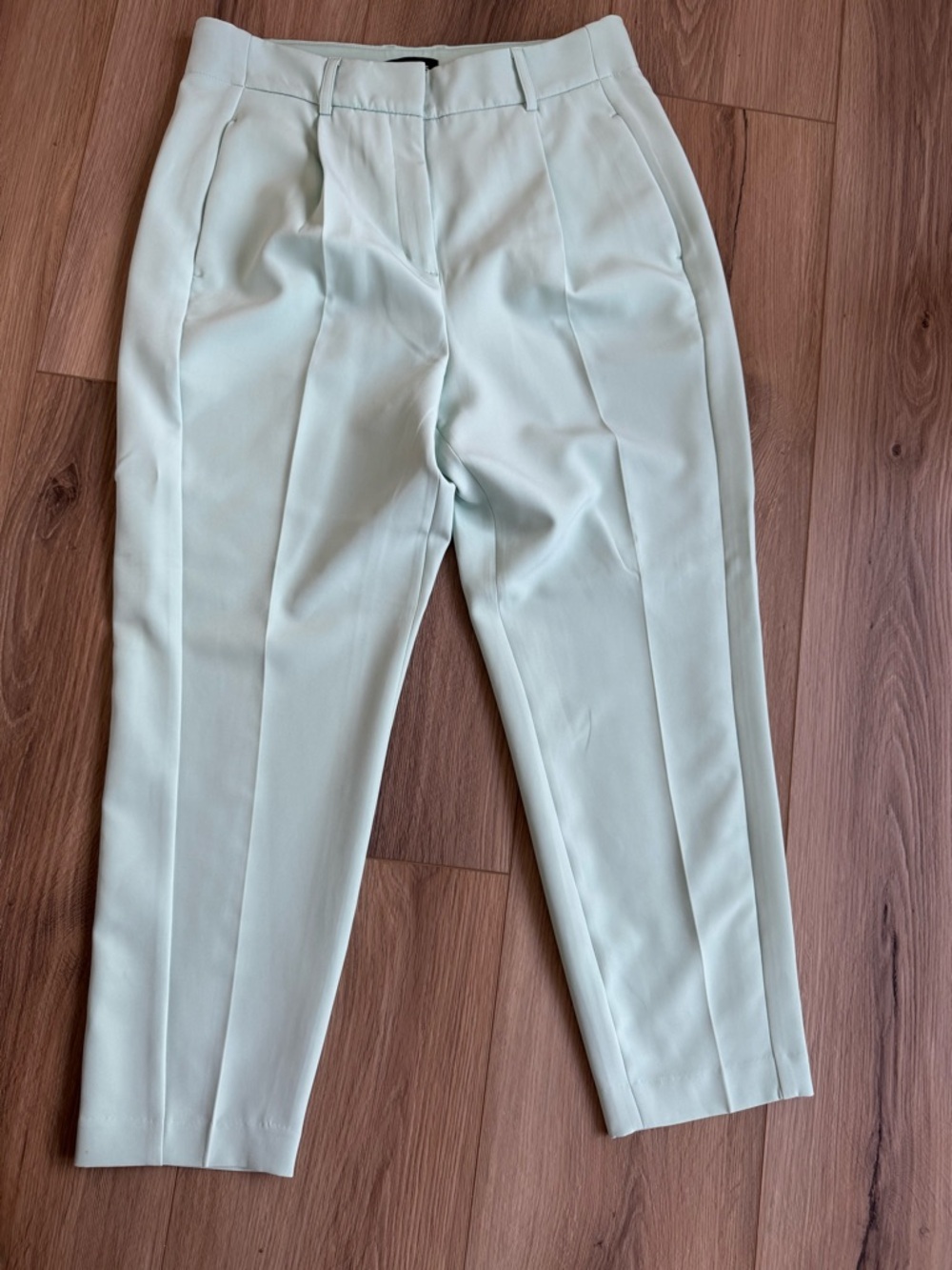 Express Mint Green High-Rise Dress Pants